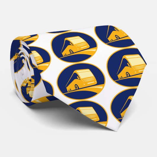 道のコーチバス ネクタイ (ロール)