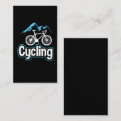 道のサイクリングのサイクリストのバイクのバイクの自転車 名刺 (正面/裏面)