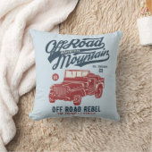 道のジープの装飾用クッションを離れて クッション (ブランケット)