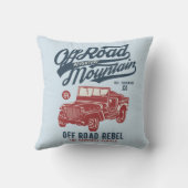道のジープの装飾用クッションを離れて クッション (裏面)