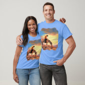 道のティーのTシャツの端 Tシャツ (ユニセックス)