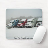 道のトラックの運転手に マウスパッド (マウス)