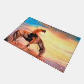 道のドア・マットの端 ドアマット (アングル)