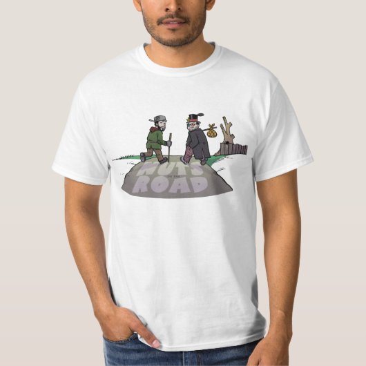 道のナット: ワイシャツの印II Tシャツ (正面)