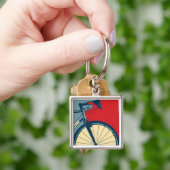 道のバイクのkeychain キーホルダー (手)