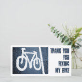 道のバイク-ありがとう サンキューカード (スタンド正面)