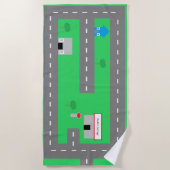 道のビーチタオル ビーチタオル (正面)