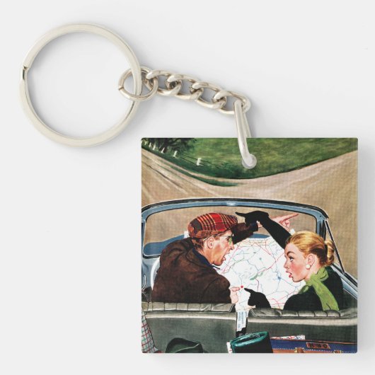 道のフォーク キーホルダー (正面)