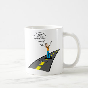 道のフォーク コーヒーマグカップ