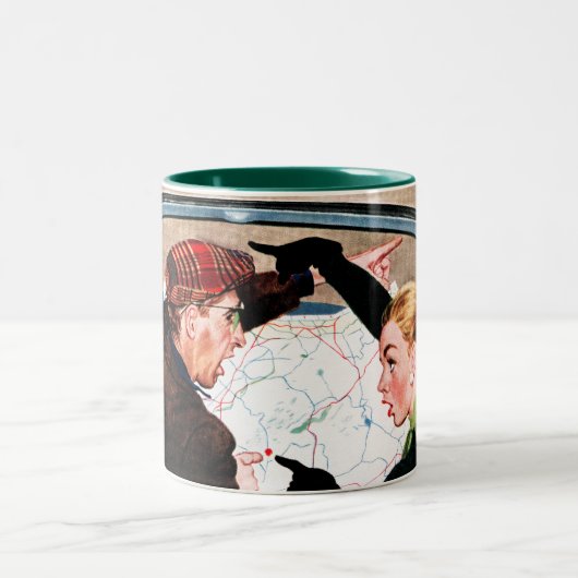 道のフォーク ツートーンマグカップ (中央)