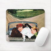 道のフォーク マウスパッド (マウス)