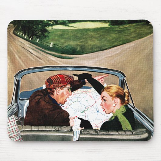 道のフォーク マウスパッド (正面)