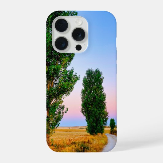 道のフランスの道 iPhoneケース (裏面)
