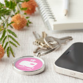 道のヴィンテージRVキャンプのKeychainの女王 キーホルダー (側面)