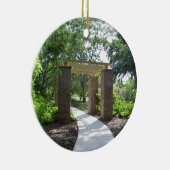 道の上のパーゴラ セラミックオーナメント (右)