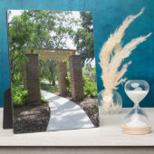 道の上のパーゴラ フォトプラーク (側面)