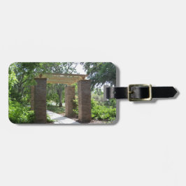 道の上のパーゴラ ラゲッジタグ