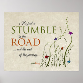 道の中で行き詰まりだ終わりではなく… ポスター