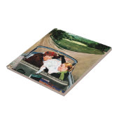 『道の分かれ道』 タイル (側面)