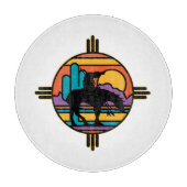 道の原産のアメリカインディアンの端 カッティングボード (正面)