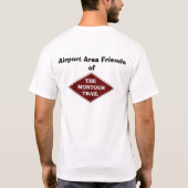 道の友人の走ること Tシャツ (裏面)