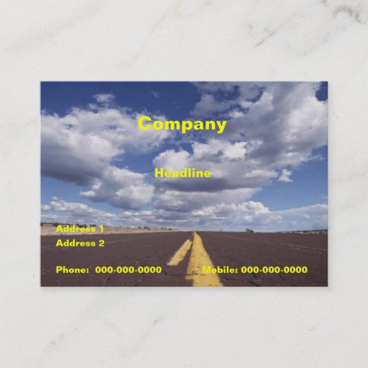 道の名刺 名刺 (正面)