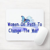 道の女性 マウスパッド (マウス)