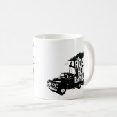 道の家のブラブラ歩く人のマグ コーヒーマグカップ (正面右)