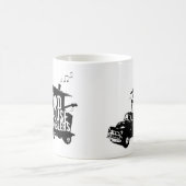 道の家のブラブラ歩く人のマグ コーヒーマグカップ (中央)