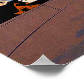 道の富士山とくりき富吉郎1941 ポスター (角)