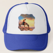 道の帽子の端 キャップ (正面)