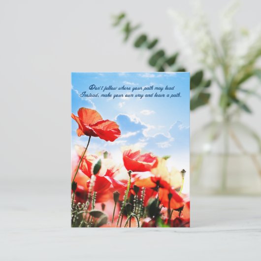 道の後を追先に行かないで… ポストカード (スタンド正面)