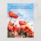 道の後を追先に行かないで… ポストカード (正面)