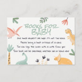 道の恐竜の小さなDinoベビーブックリクエスト エンクロージャーカード (正面)