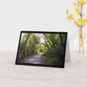 道の悔やみや弔慰カード カード (黄色い花)