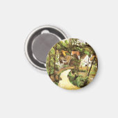 道の曲がりポールセザンヌ マグネット (正面/裏面)