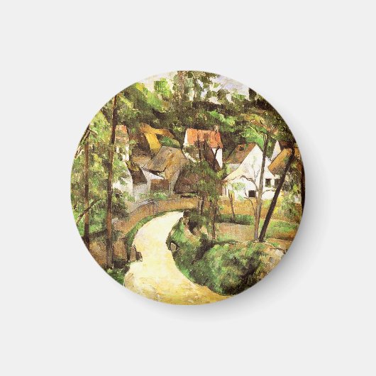 道の曲がりポールセザンヌ マグネット (正面)