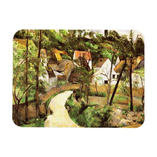 道の曲がりポールセザンヌ  マグネット (横)