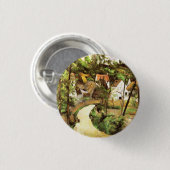 道の曲がりポールセザンヌ 缶バッジ (正面&裏面)