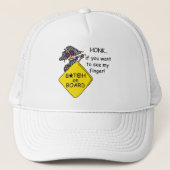 道の激怒のユーモア キャップ (正面)