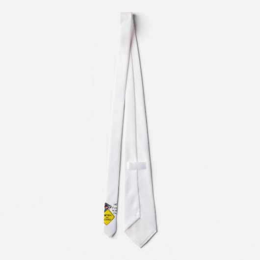 道の激怒のユーモア ネクタイ (裏面)