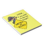 道の激怒のユーモア ノートパッド (アングル)