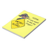 道の激怒のユーモア ノートパッド (回転)