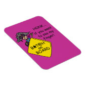 道の激怒のユーモア マグネット (右側)