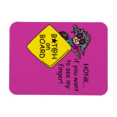 道の激怒のユーモア マグネット (横)