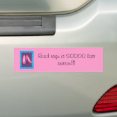 道の激怒はSOOOO最後の季節!です!! バンパーステッカー (車上)