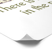 道の無い森に楽しみがある ポスター (角)