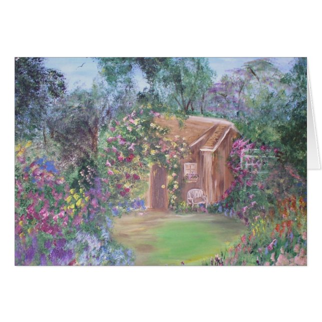 道の端に少し家 (正面横)