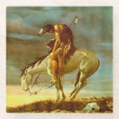 道の端 ガラスコースター (正面)