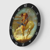 道の端 ラージ壁時計 (傾斜)